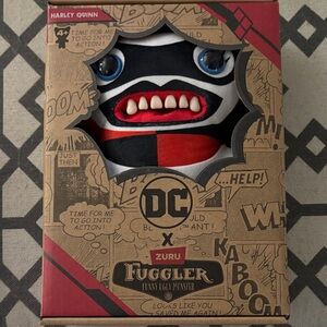 Fuggler Funny Ugly Monster - Red and Black- Harley Quinn